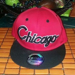 Chicago Accessories - Mens Chicago Snapback Hat Chicago Accessories - Mens Chicago Snapback Hat